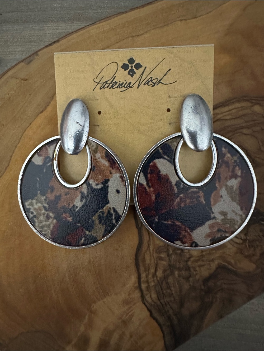 Patricia Nash Simone Doorknocker Earrings